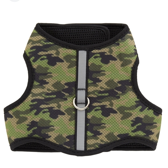 Harness and leash lot, 2 red adjustable quick harnesses, leash, Velcro vest Sz S - Picture 8 of 12